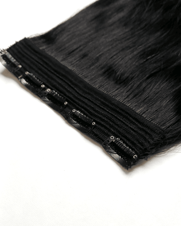 5 Clip Ear-to-Ear Straight Clip-In Hair Extensions | 100% Virgin Indian Hair | 100g – Ridhaav Hair Studio