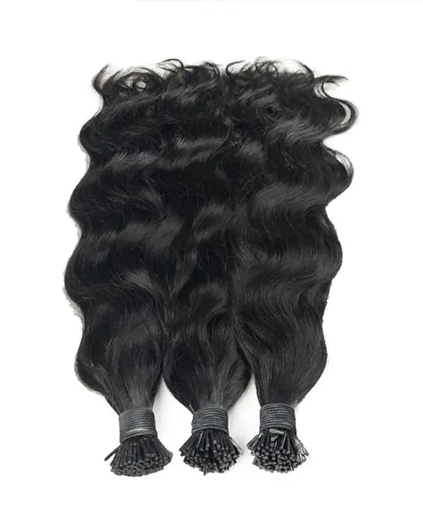 I Tip Classic | Single Drawn | Wavy Hair | 100% Original Permanent Hair Extensions | 100gm - Ridhaav Hair Studio