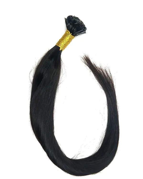 Flat Tip Classic | Single Drawn | Straight Hair | 100% Original Permanent Hair Extensions | 100gm - Ridhaav Hair Studio